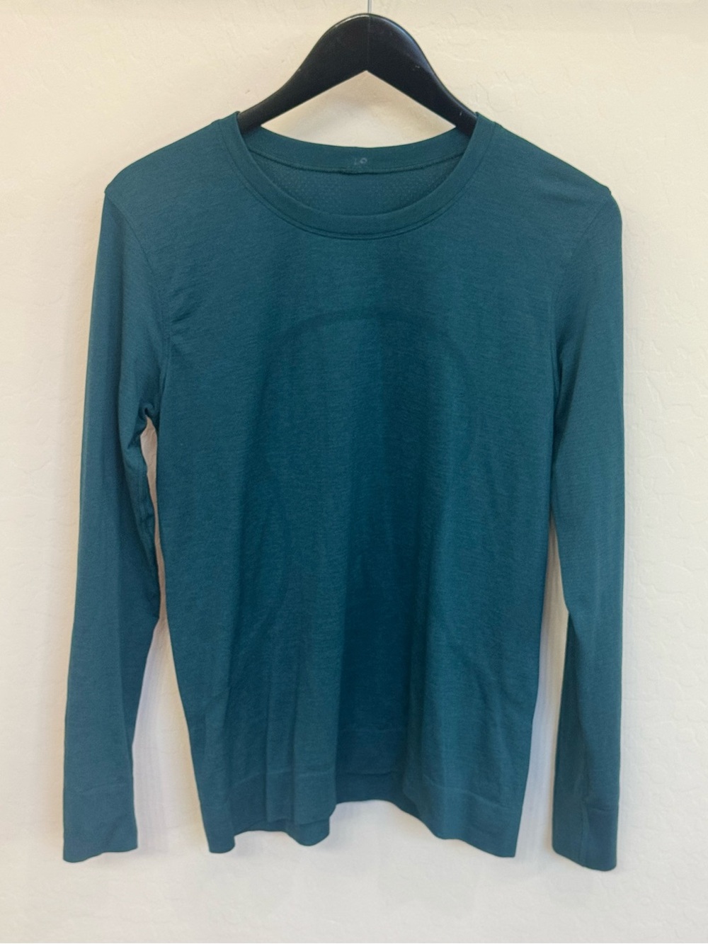 lululemon Swiftly Tech Relaxed Long Sleeve Shirt Teal Size Tag Missing Fits 10